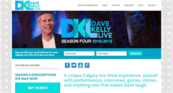 Desktop Screenshot of davekellylive.com